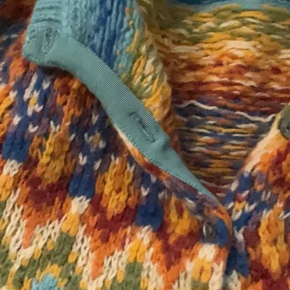 Fair Isle wool cardigan sweater XS - Picture 9 of 9
